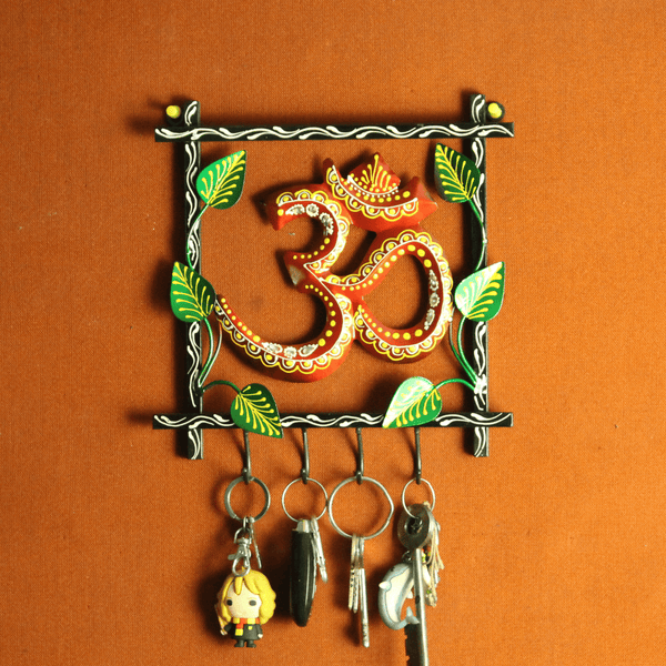Om Key Holder – Metal Art