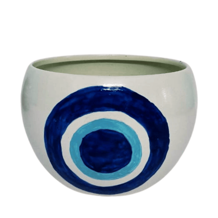 Hand-Painted Decorative Vase & Planter