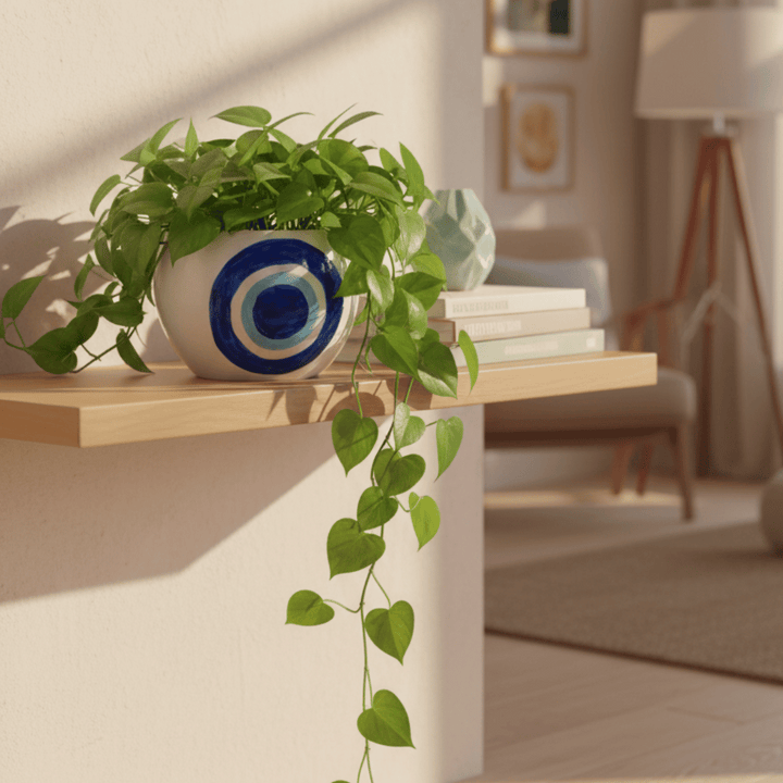 Hand-Painted Decorative Vase & Planter