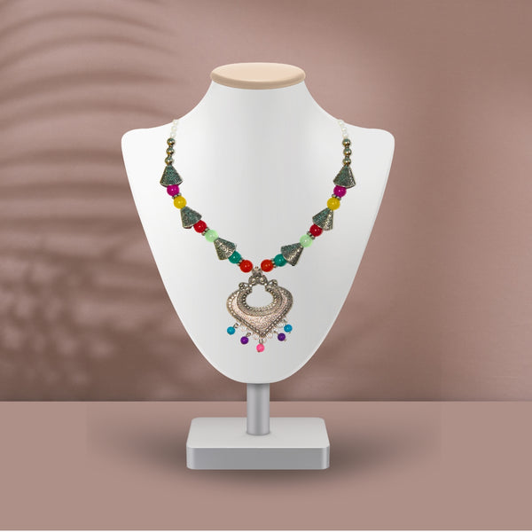 Handcrafted Necklace Set with Earrings