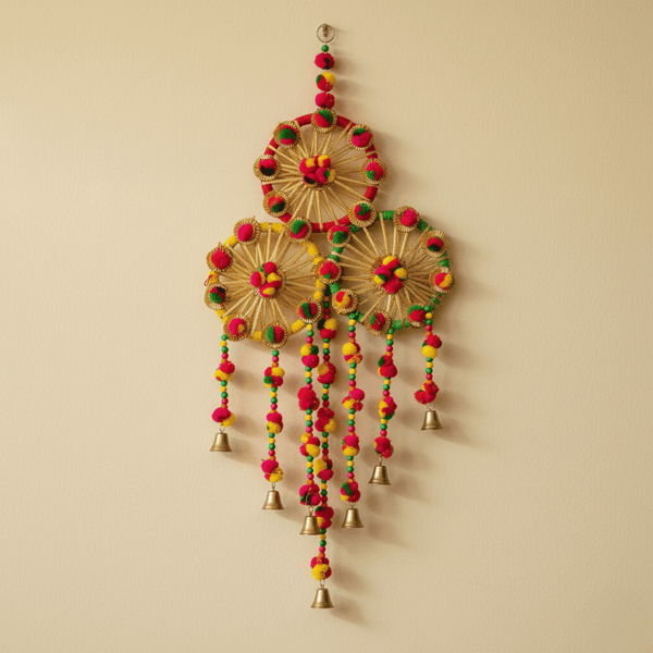Rajasthani Handcrafted Wall Hanging with Bells
