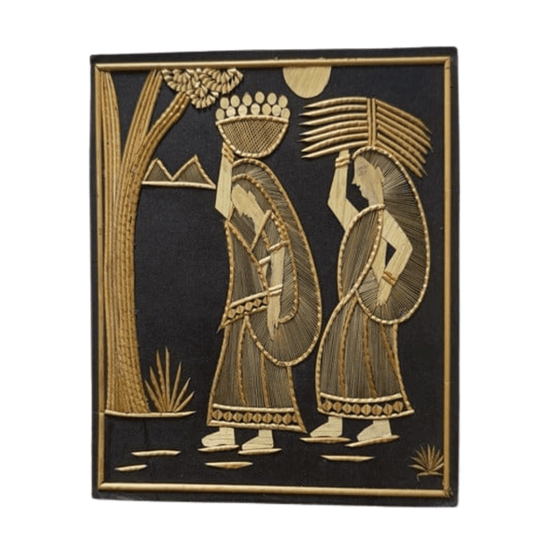 Handcrafted Women at Work in Sikki Grass Craft