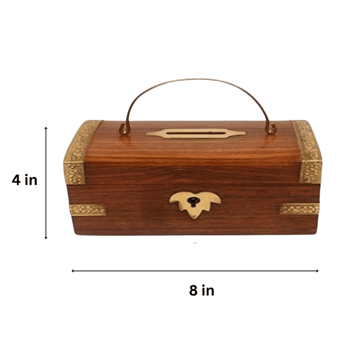 Wooden ATM Money Bank