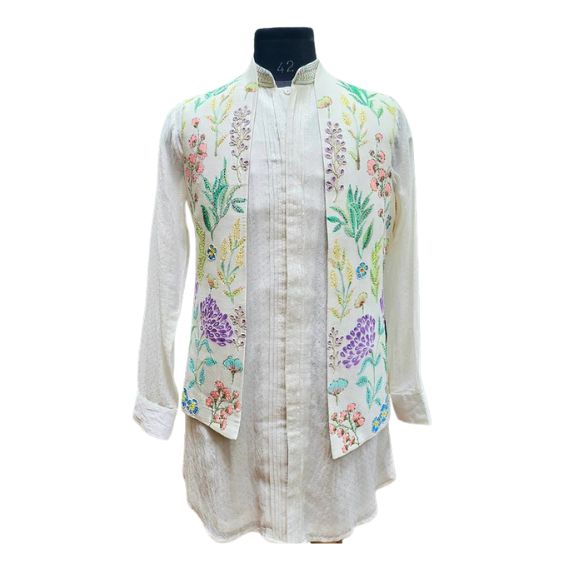 Kurta with waistcoat