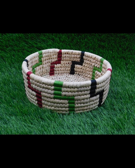 Sabai  Grass Colorful Woven Basket