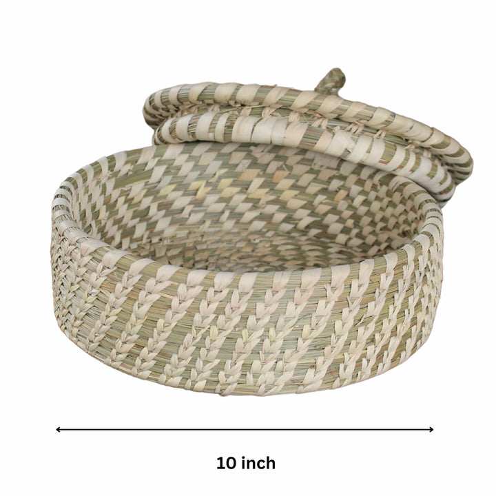 Sabai Grass Roti and Bread Box with Lid