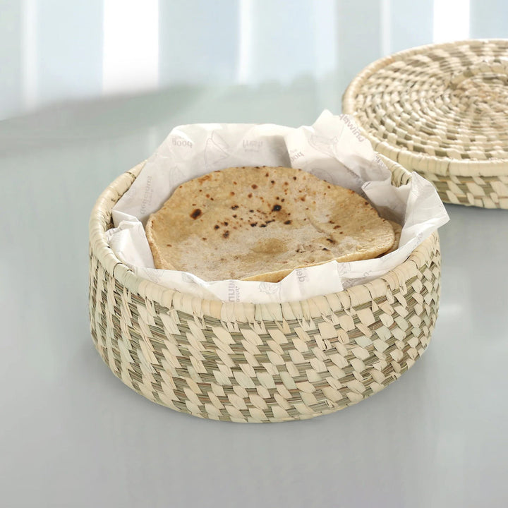 Sabai Grass Roti and Bread Box with Lid