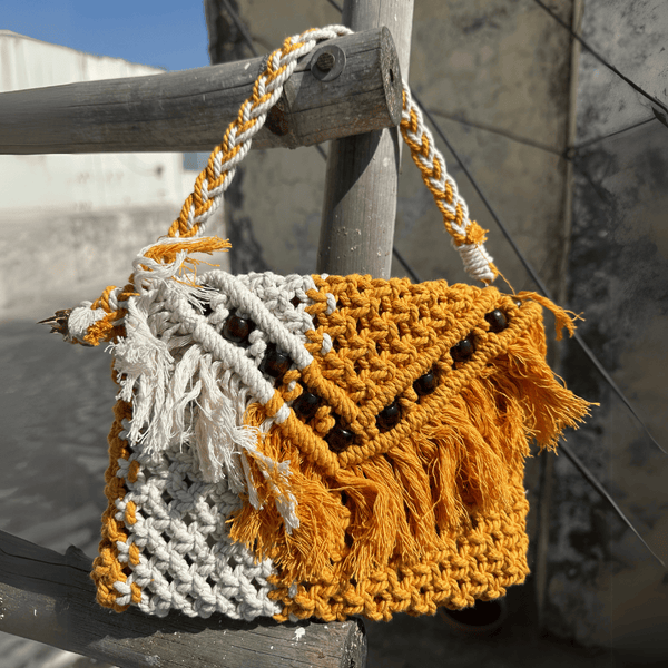 Macrame Crossbody Bag