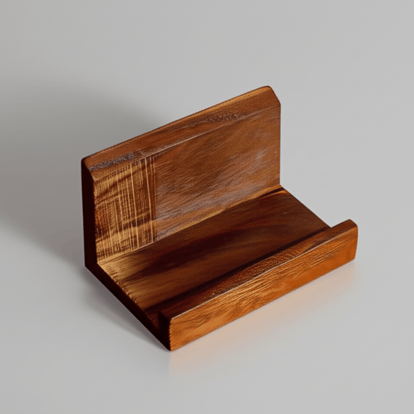 Handcrafted Wooden Mobile Holder