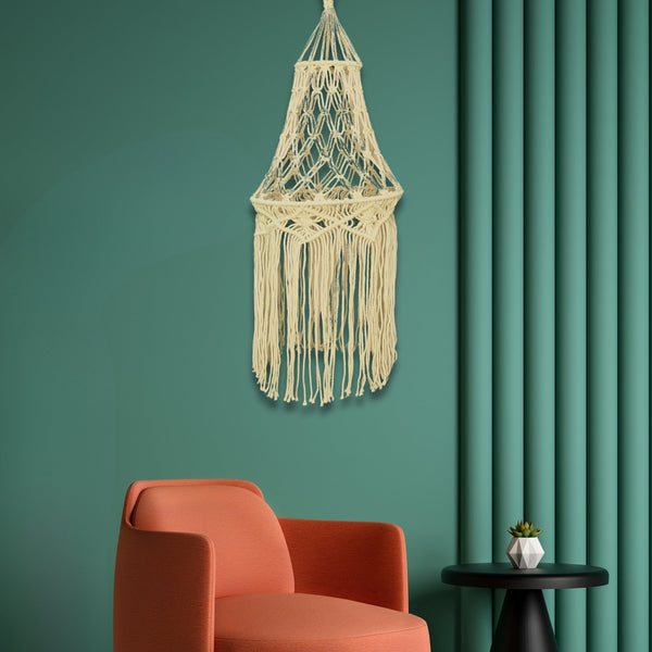 Macrame Boho-Chic Chandelier