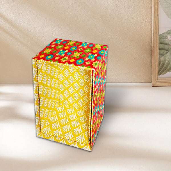 Red and Yellow Set of 2 Eco friendly Open Storage boxes