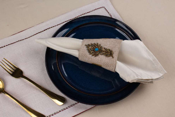 Zardosi Napkin Rings