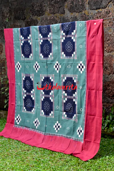 Red With Big Flower Pasapali Bedsheet