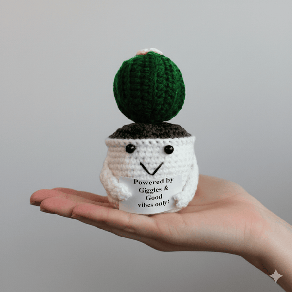 Handmade Crochet Cotton Cactus