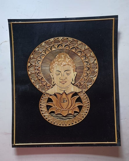 Golden Sikki Grass Buddha Craft