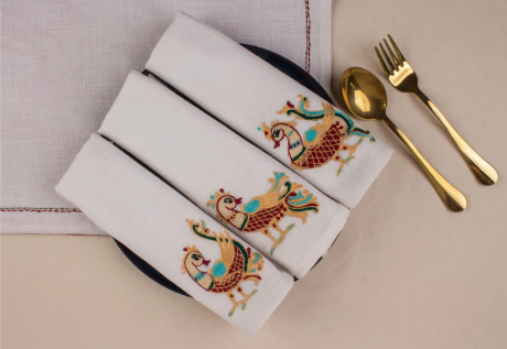 Divine Peacock Napkins