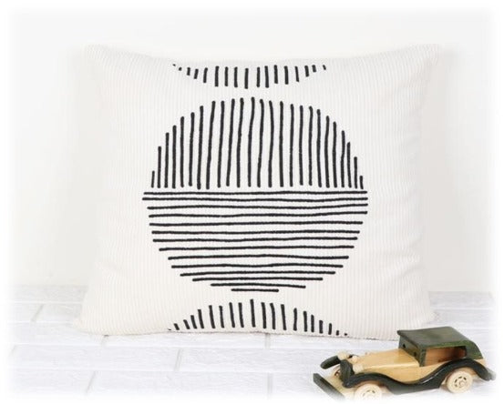 Minimalist Modern Handwoven Cotton Pillow Cover