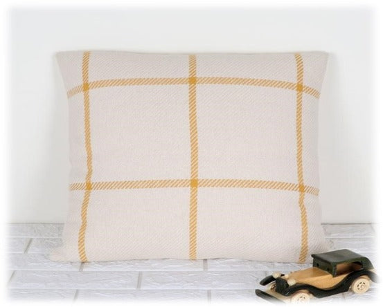 Farmhouse Chic Handwoven Cotton Cushion Cover