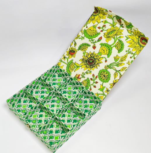 Eco Friendly Floral Green Jewellery Organizer