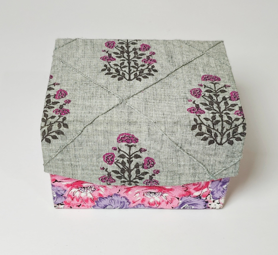 Handcrafted Floral Pink Bangle Box