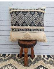 Tribal Tapestry Handwoven Cotton Cushion Cover