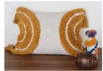 Sunny Side Up Handwoven Cotton Pillow Cover