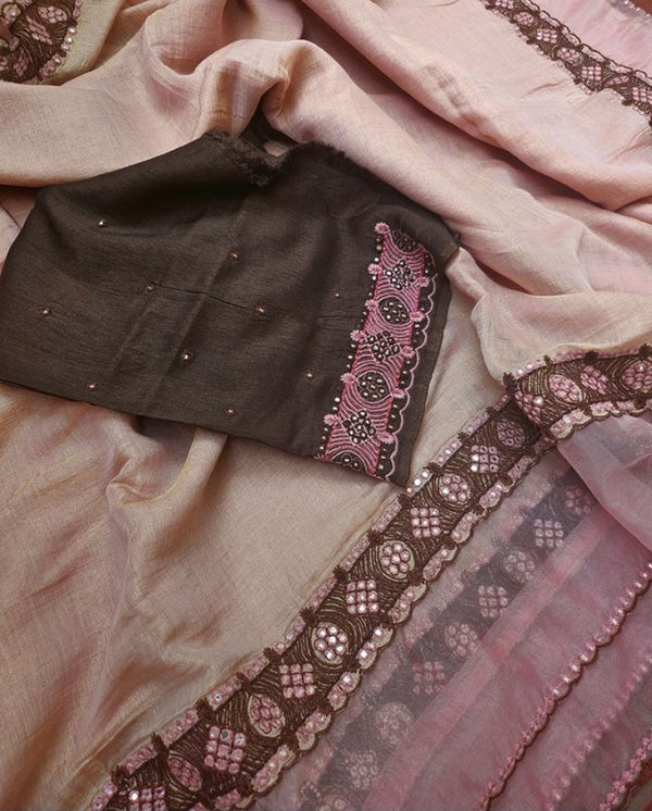 Tissue Chanderi Saree