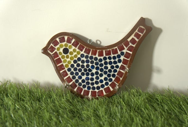 Mosaic Hanging Bird Handcrafted Key Holder