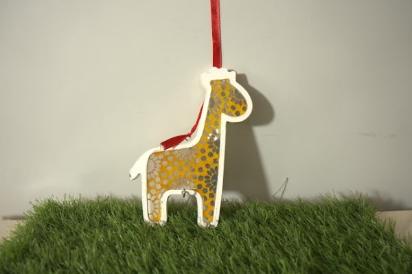 Hanging Giraffe Handcrafted Key Holder