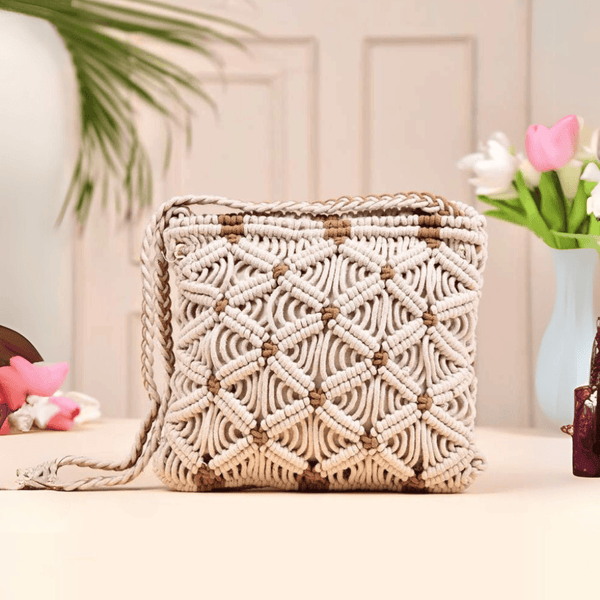 Handmade Macrame Shoulder Bag