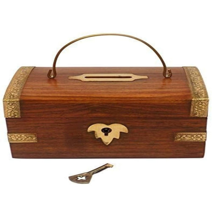 Wooden ATM Money Bank