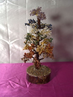 Colorful Copper Wire Gemstone Tree