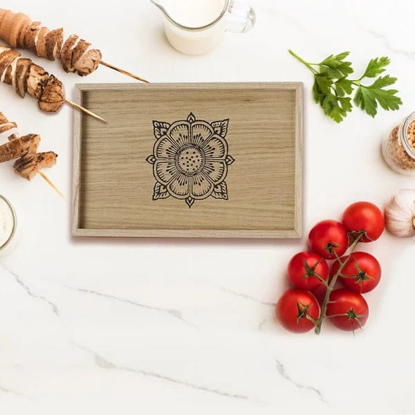 Handcrafted Wooden Tray Set