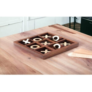 Artisan Wooden Tic Tac Toe