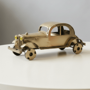 Handcrafted Metal Vintage Car Showpiece for Tabletop Decor