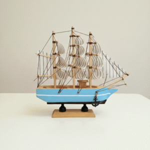 Wind & Waves Handcrafted Wooden Sailing Ship