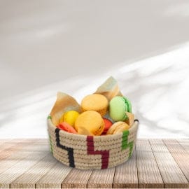 Sabai  Grass Colorful Woven Basket