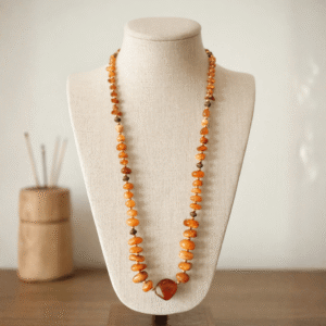 Amber Drift Stone Necklace