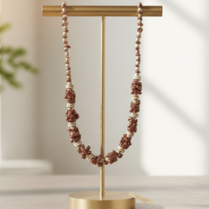 Rust Ember Cluster Necklace