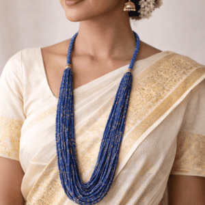 Azure Glow Multi-Strand Necklace