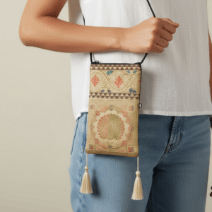 Handmade Bags - Banarasi Brocade Sling Bag Crossbody Pouch