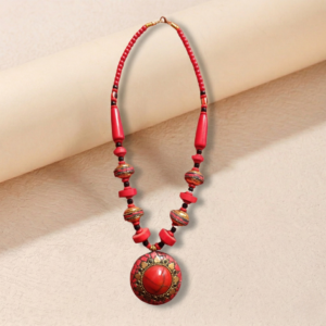 Crimson Royale Pendant Necklace