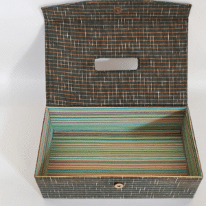 Dark Green Handcrafted Rectangle Tissue Box