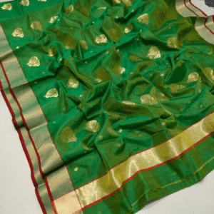 Emerald Green Silk Saree