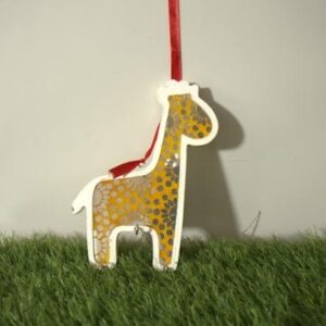 Hanging Giraffe Handcrafted Key Holder