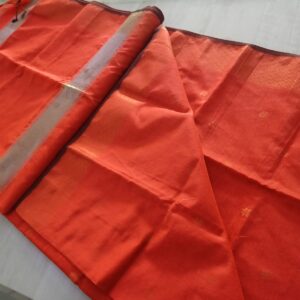 Sunset Glow Silk Cotton Saree