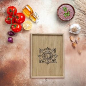 KalaChhap Block Print Wooden Tray Set