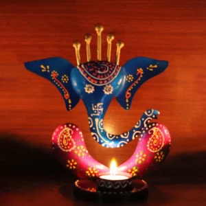 Tea Light Ganesha in Metal from Rajasthan