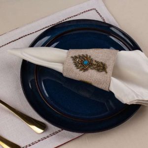 Zardosi Napkin Rings