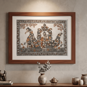 Mythological Narrative Pattachitra Painting